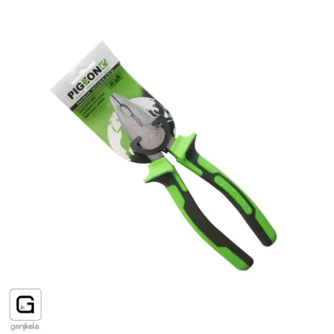 انبردست 8 دسته سبز و طوسی پیژن