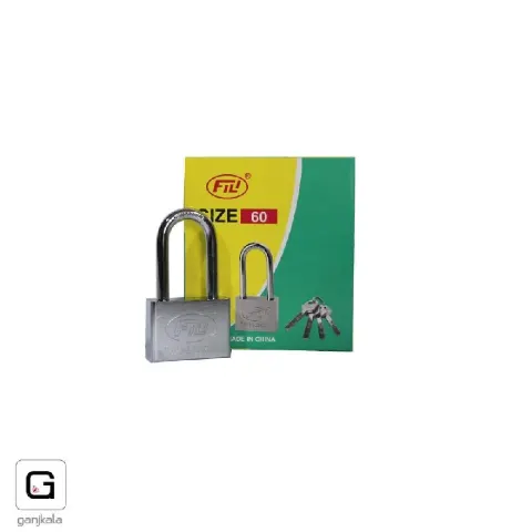 قفل آویز 50 پایه بلند مشکی sunex