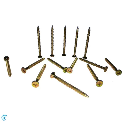 پیچ چوب طلایی چهارسو 2.5*10(6سانت)