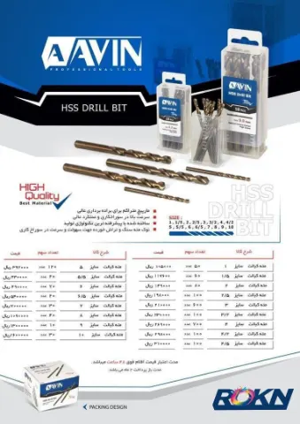 مته 1 کبالت آوین