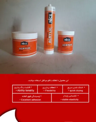 خمیر درزگیر کیلویی سفید nice