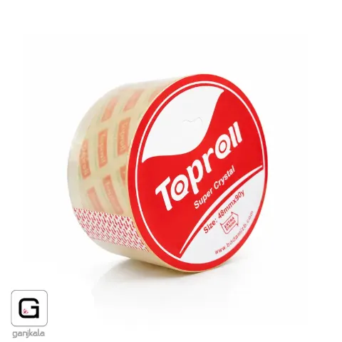 نوار چسب کریستال 5 سانت 90 یارد Top rollکنسروی