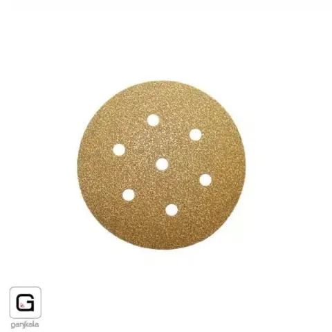 سنباده دیسکی کرکی 7سوراخ قطر 150 دانه 120