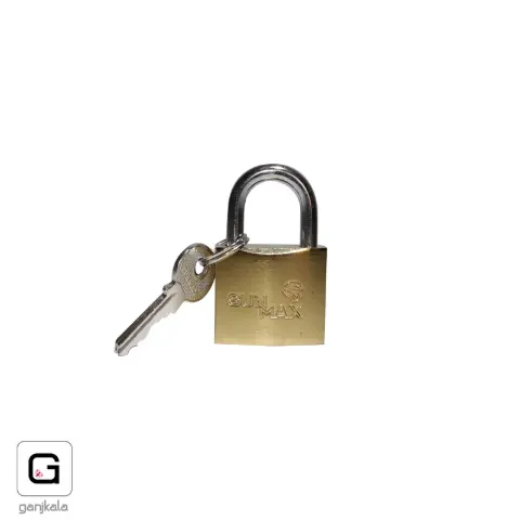 قفل آویز 25 طلایی سان مکس