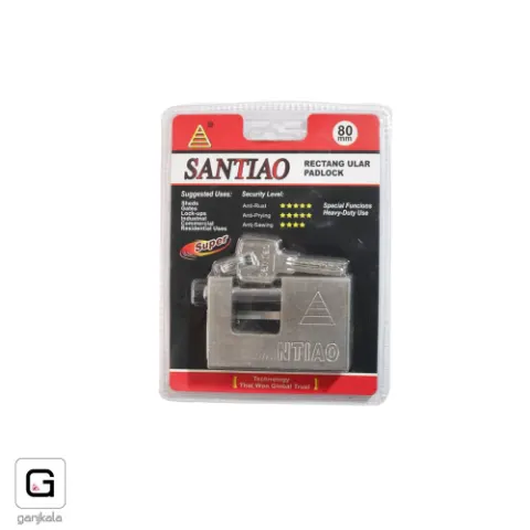 قفل کتابی 80 فولادی SANTIAO
