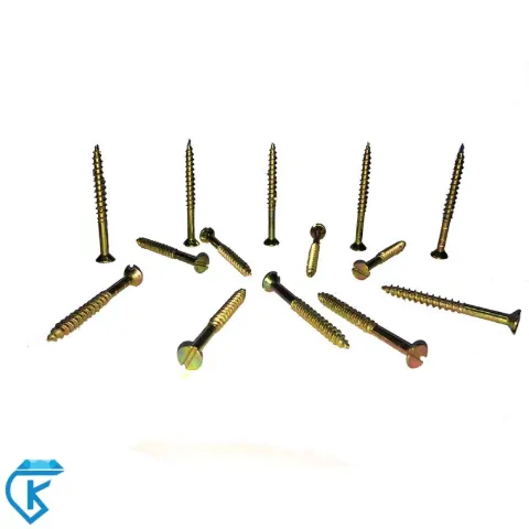 پیچ چوب طلایی تخت 1.5*8 (4 سانت)